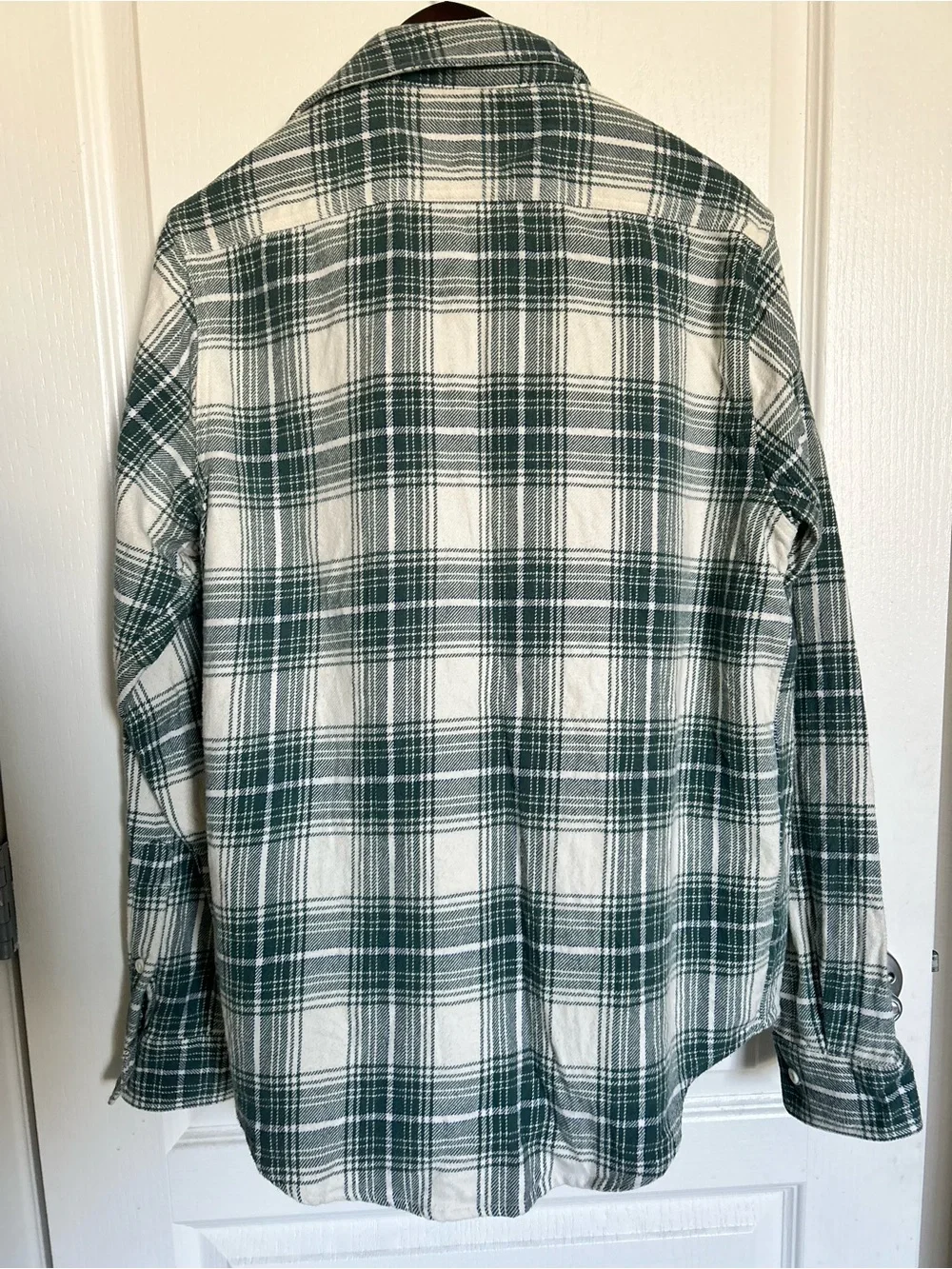 Adsum Green & White Plaid Button-Up Shirt